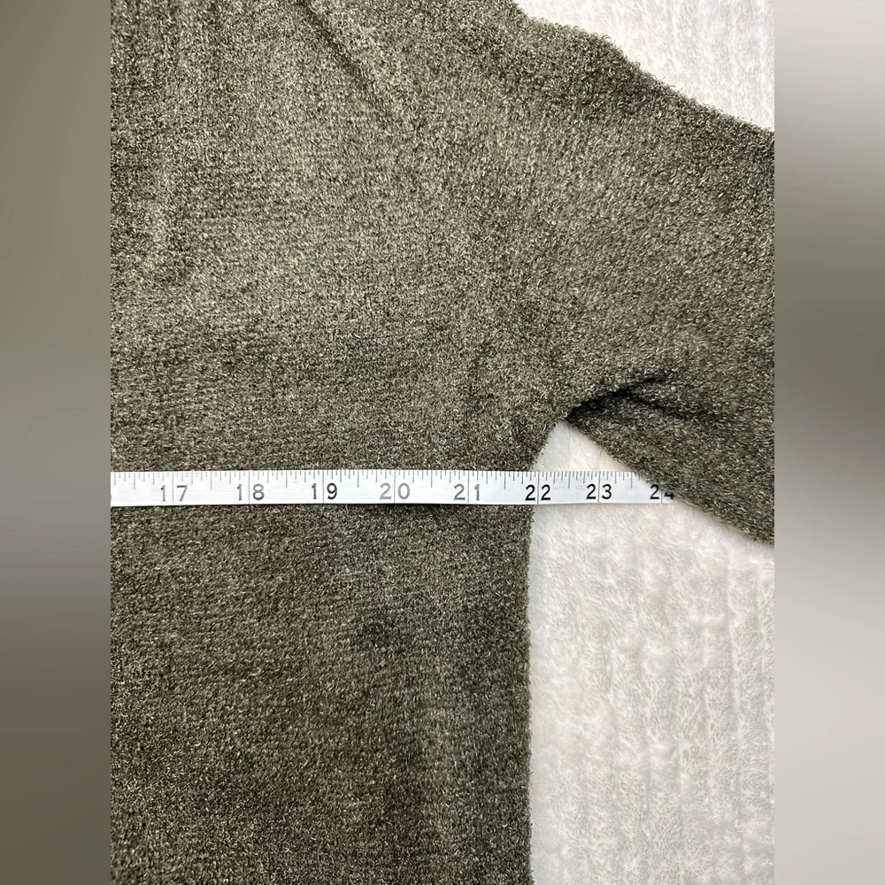 Barefoot Dreams Green Cozy Chic Lite Circle Cardigan/ Sweater Oversized Small - Picture 9 of 12